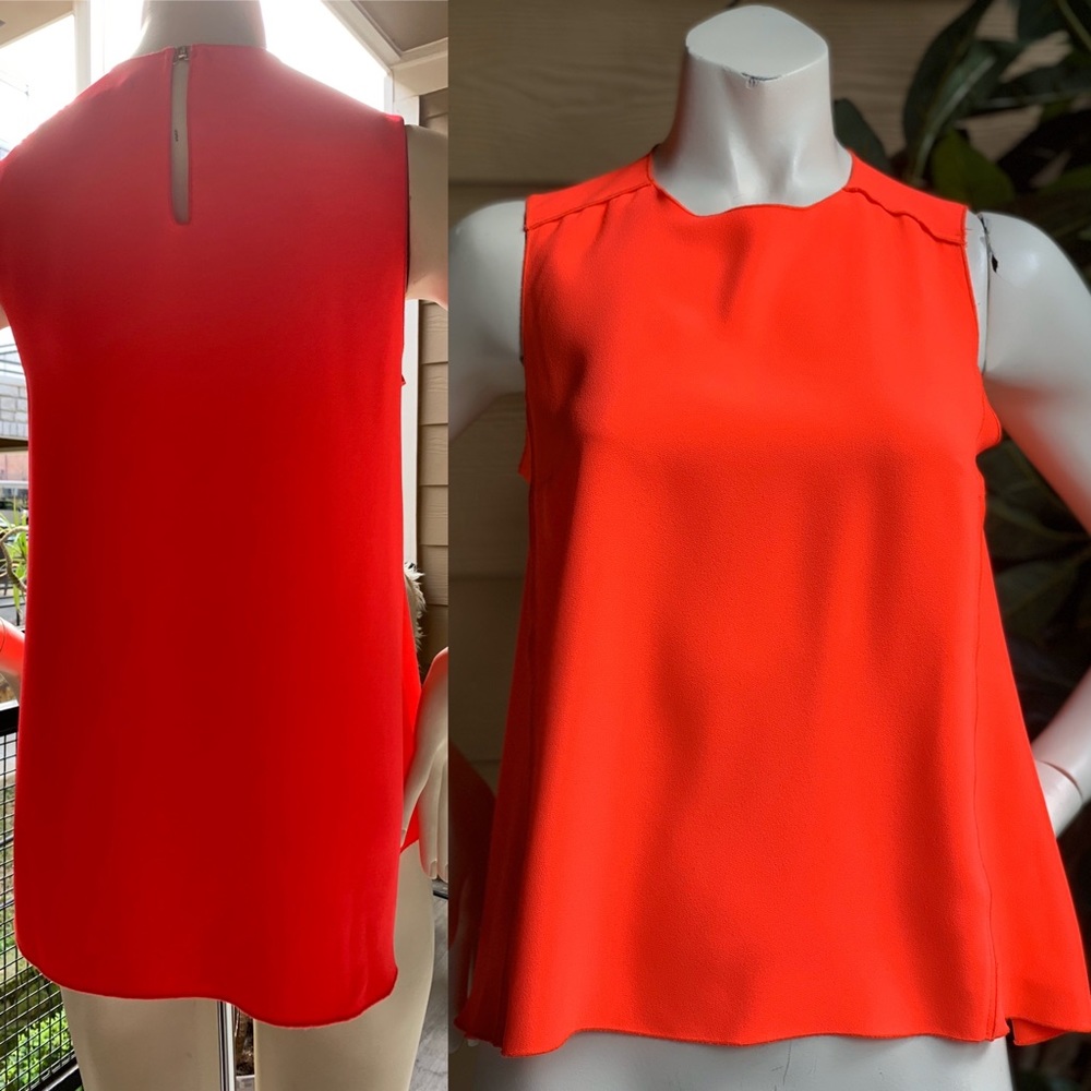 Trina Turk neon pink Trapeze Top